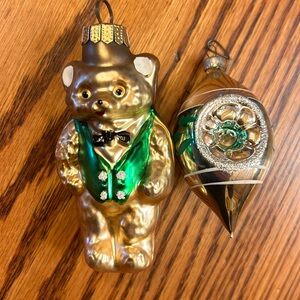 2 Christmas Ornaments